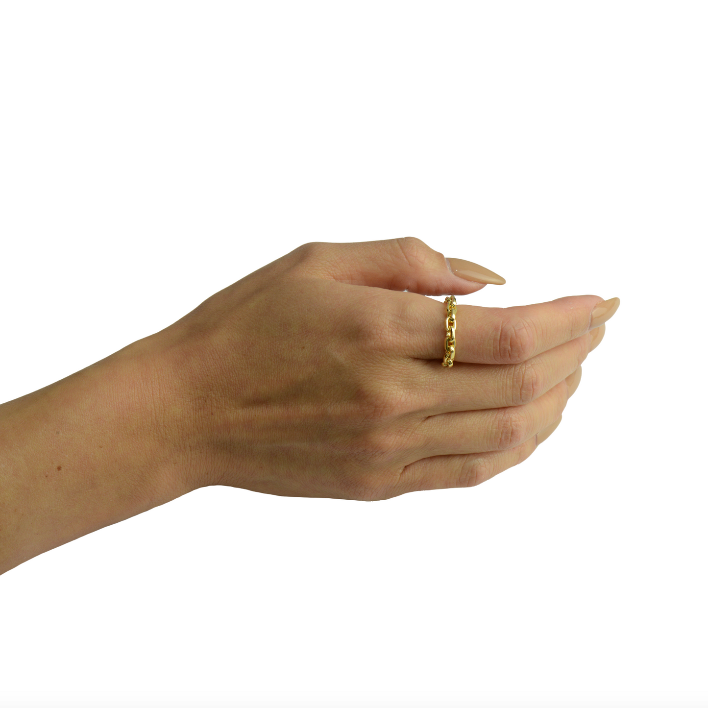 Brass Anchor Chain Ring