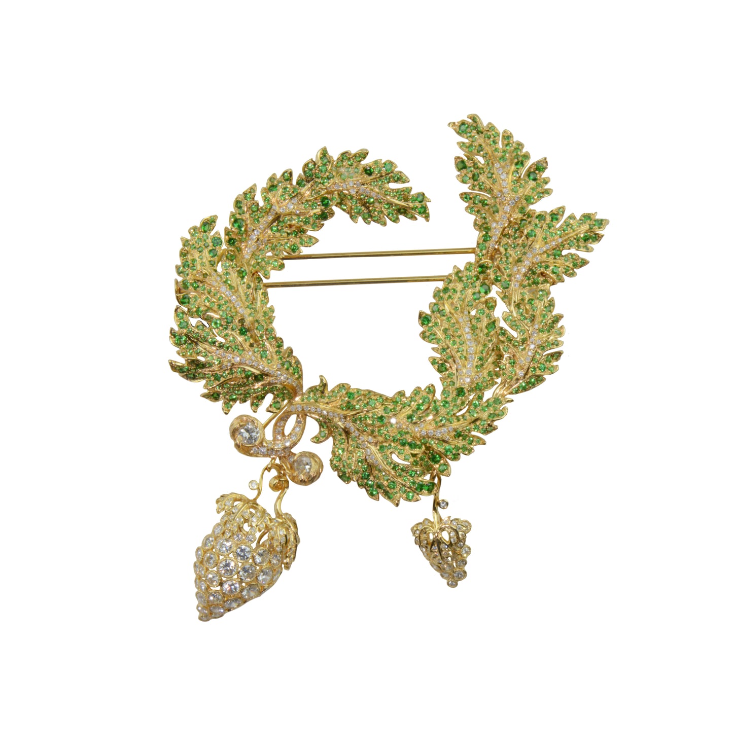 Acanthus Leaves Brooch