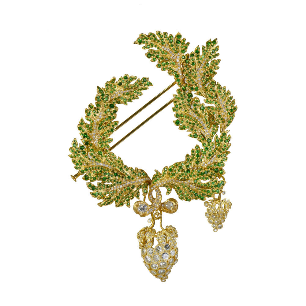 Acanthus Leaves Brooch