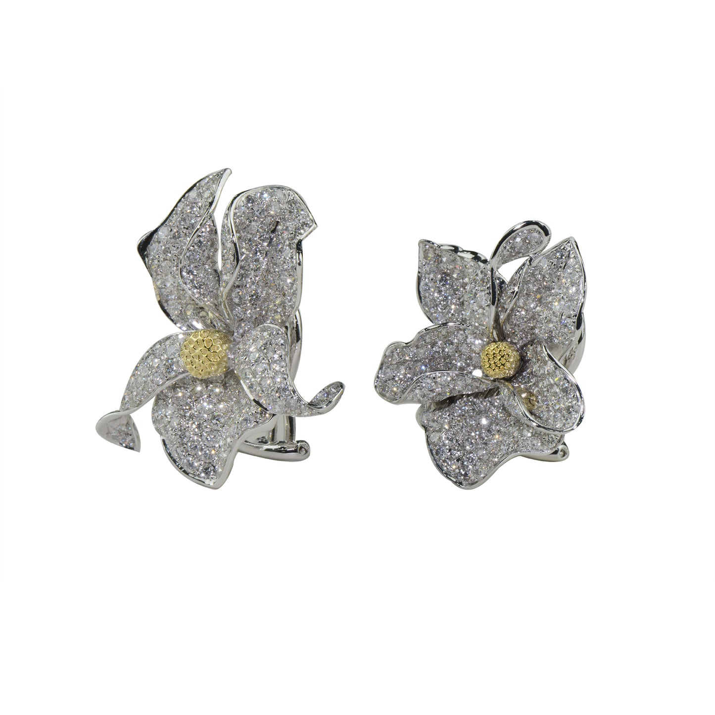 Iris Flower Earrings