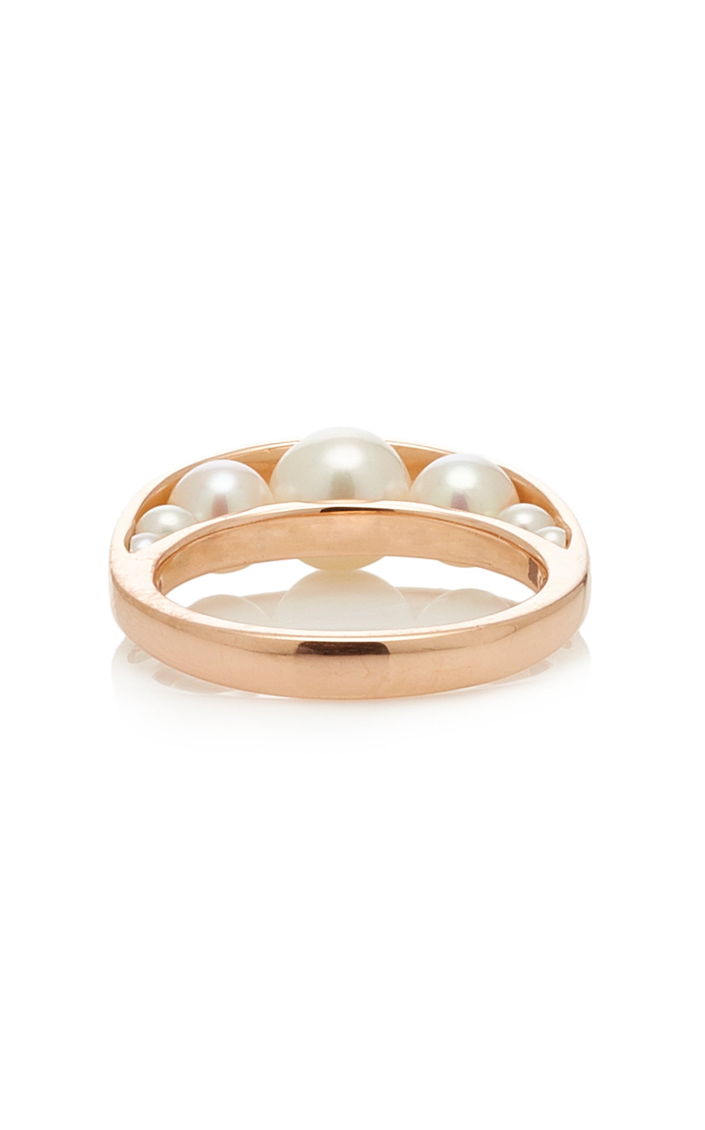 Crescent Pearl Ring