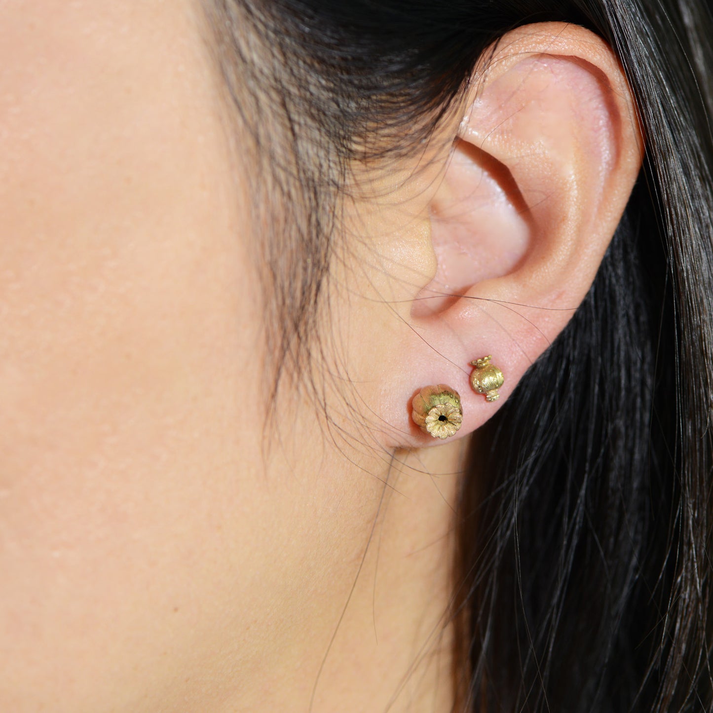 Papaver Somniferum Mini Rattle Breadseed Earring