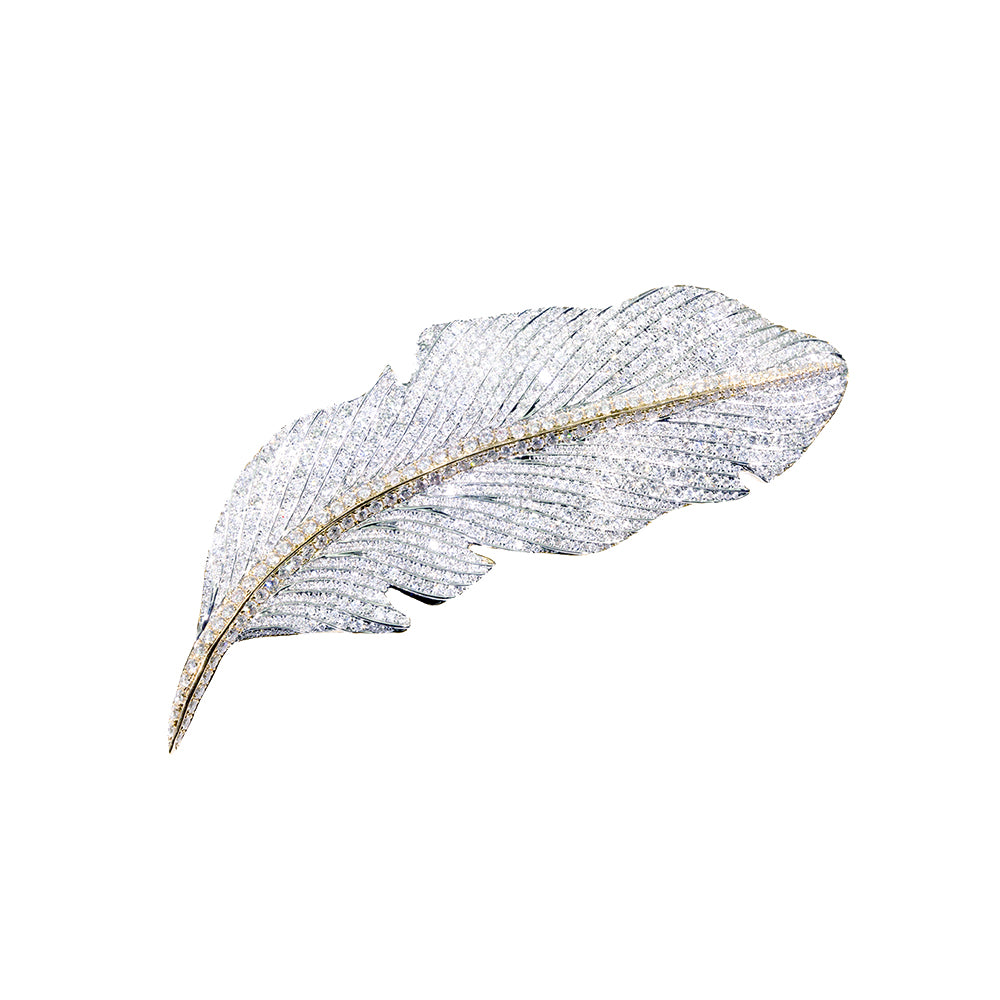 Musa Leaf Brooch