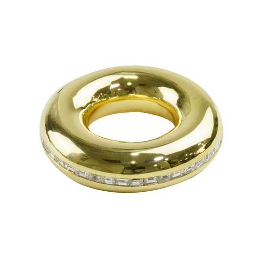 Floaty Diamond Baguette Ring