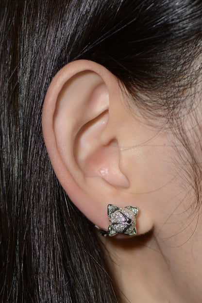 Cosmos Flower Earrings
