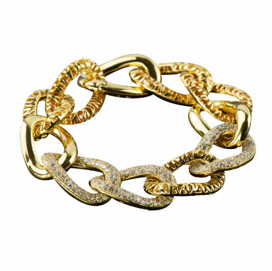 Curb Tiger Links Bracelet