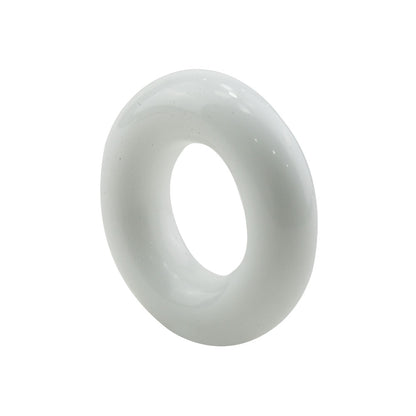 Floaty White Marble Ring