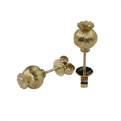 Papaver Somniferum Small Rattle Breadseed Earring
