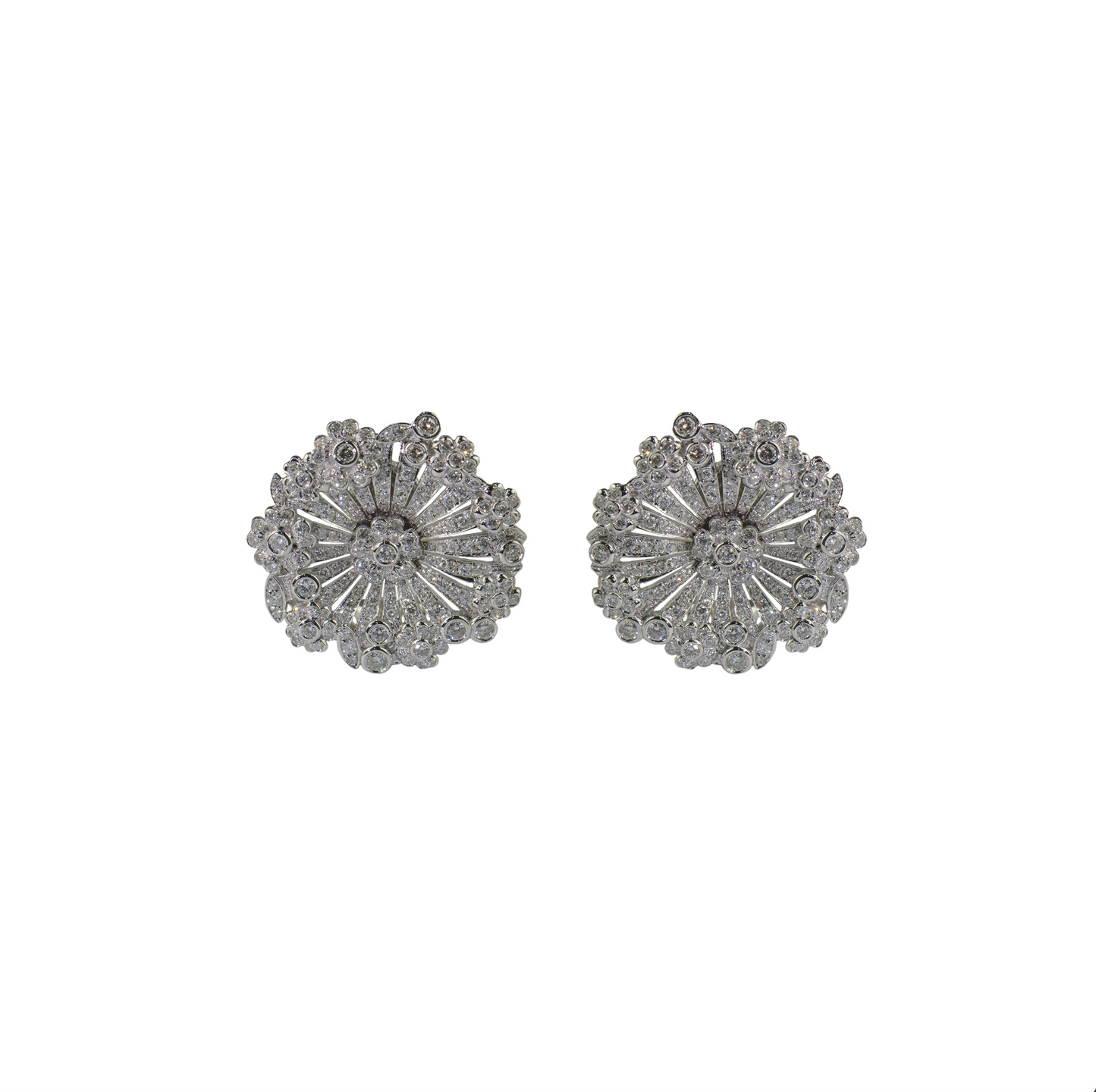 Flower Shield Earrings