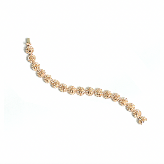 Fuming Face Flower Bracelet
