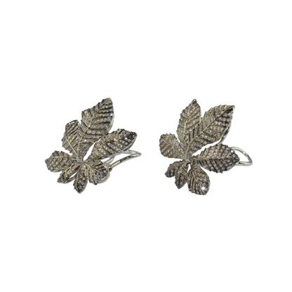 Horse Chestnut Leaf Earrings