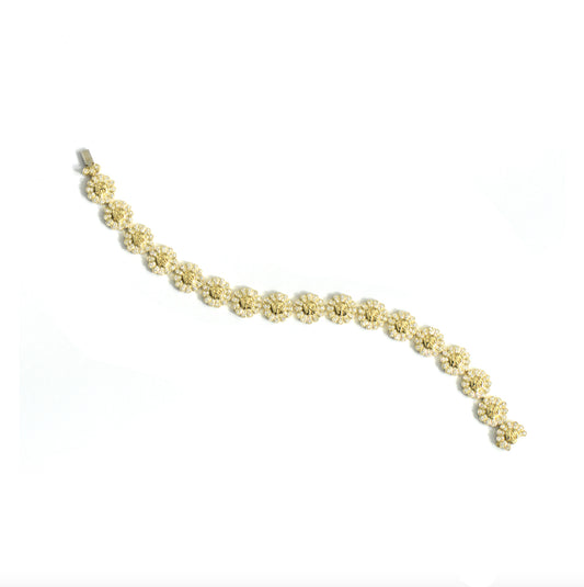 Kissing Face Flower Bracelet