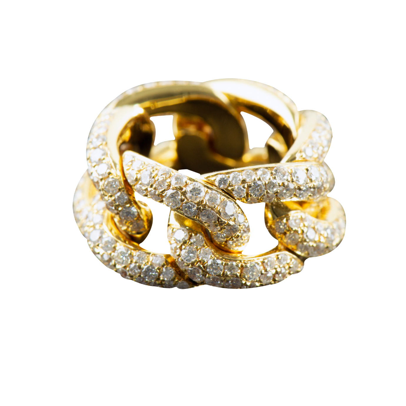 Link Diamond Ring