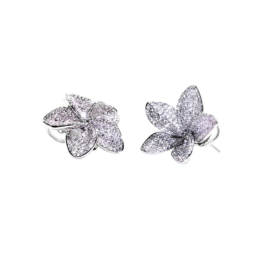 Plumeria Flower Earrings