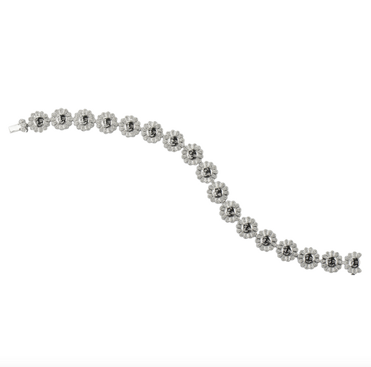 Winking Face Flower Bracelet